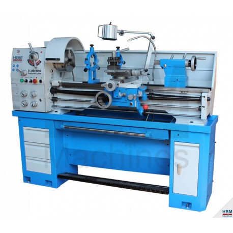 Tour d'établi conventionnel à métaux HBM 380 x 1000 DRO Profi 230V - modèle 3356TAM_0