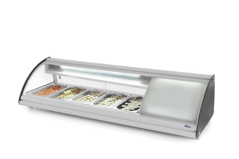 Vitrine à sushis 63L - 5 bacs GN 1/3 - Référence 233757 - Hendi Food Service Equipment_0