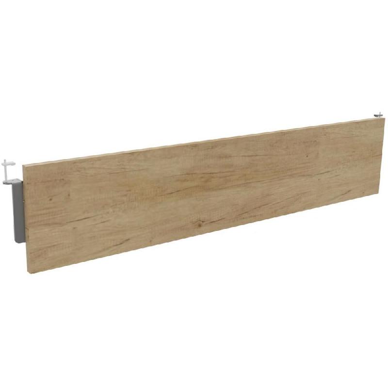 VOILE DE FOND BUROCOLOR+ - CHENE NEBRASKA - POUR BUREAU L. 160 CM PIEDS ALU
