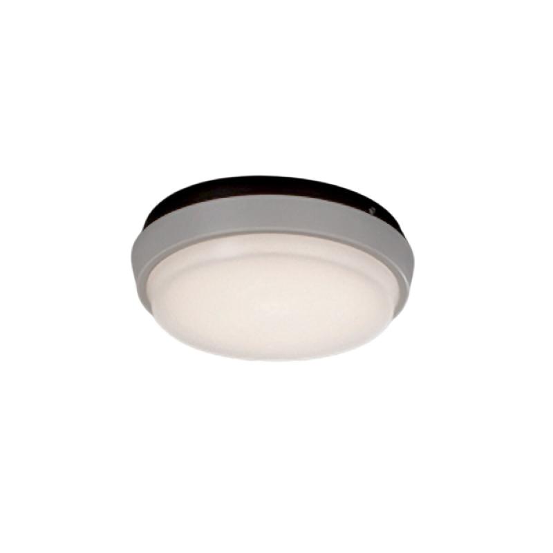 Zafferano Alu Applique Ou Plafonnier Led 10W 3000K Ip54 Rond Diamètre 17,5Cm Couleur Blanc Mat - Éclairage Extérieur Et Intérieur De Design - blan_0