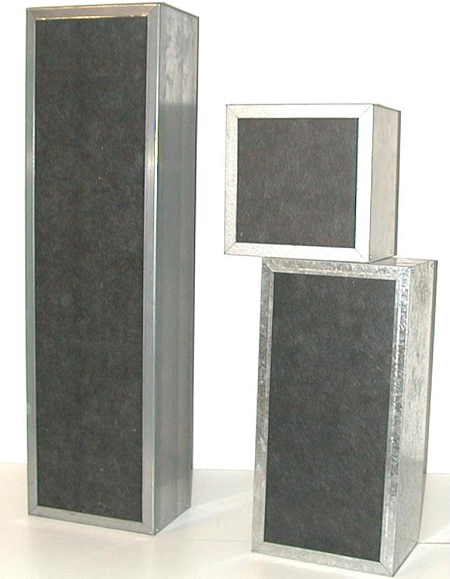 Baffles acoustiques standards - LRS - traitement acoustique des réseaux aérauliques jusqu'à 12 m/s_0