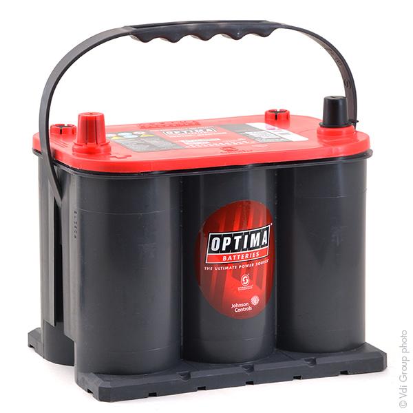 Batterie de démarrage haute performance - Optima RedTop RT S 3.7 - 12V 44Ah - 730A CCA_0