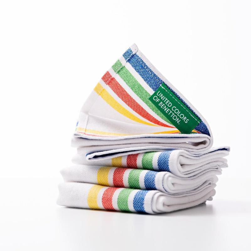 Benetton - Set 4Pc Set de Table 30X45Cm 100% Coton Rainbow Rainbow Be - multicolore BE311_0