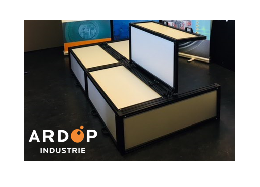 Cabine de protection Laser sur-mesure pour tables optiques - Norme EN 12254 et CE_0
