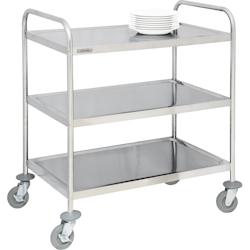 Chariot en inox 3 plateaux Casselin - CCI3_0