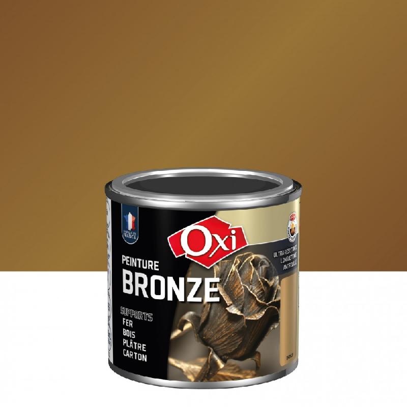 Peinture antirouille - Dorure effet bronze patiné - OXI - 125 ml ultra-résistante, intérieure & extérieure_0