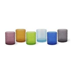Excelsa lot de 6 verres Aurora verre 30 cl multicolore - multicolore verre 64346_0