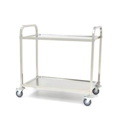 Maxima Chariot de Service en Inox 2 plateaux - 8719632120674_0