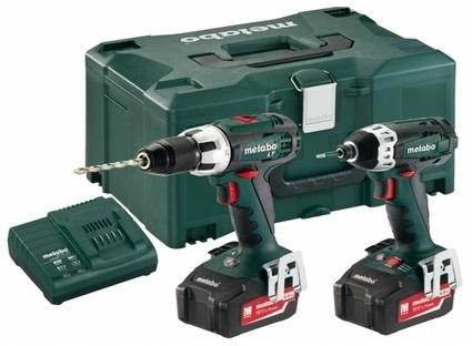 PERCEUSE SANS FIL + VISSEUSE À CHOCS 18V LITHIUM METABO