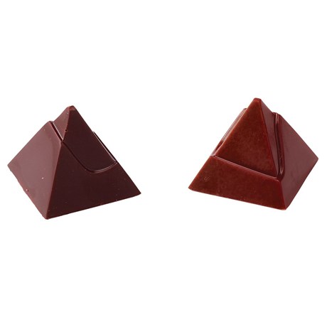 PLAQUE CHOCOLAT 21 EMPREINTES PYRAMIDE ÉGYPTIENNE 7 G