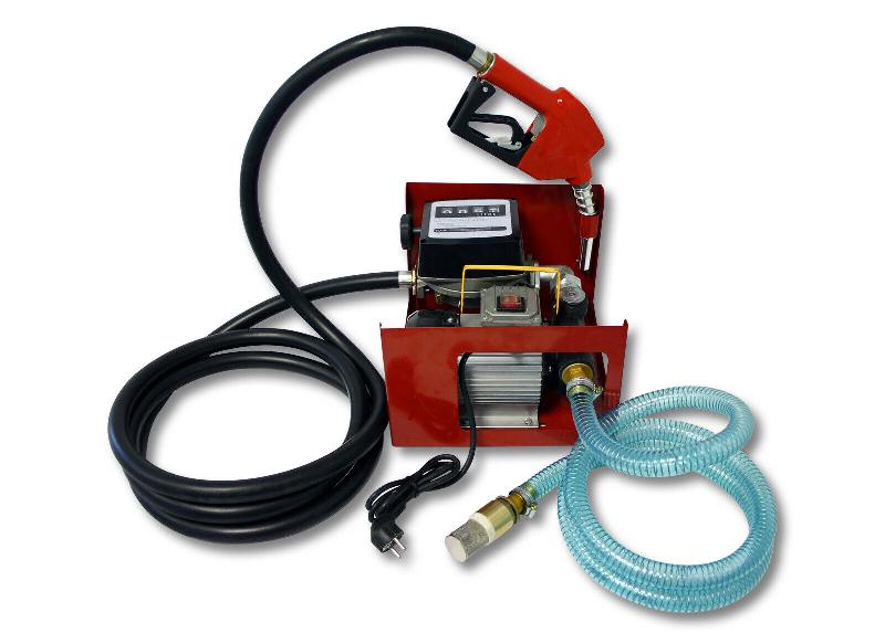 Pompe à fuel ou gasoil bio autoaspirante 230V - 550W - 60L/min - mobile avec pistolet automatique - 16_0000605_0
