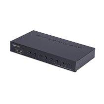 StarTech.Com Commutateur KVM DisplayPort 8 Ports avec Kit de Montage en Rack 1U, DP 1.2 4K 60Hz, Commutation par Bouton-Poussoir, Switch 8 Ports, Hub USB 4 Ports, Indépendant de l'OS, Conforme TAA_0