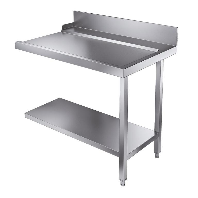 Table d'écoulement à droite avec étagère pour 72800045-0046 - 700x750x900 mm - 7106.0040_0