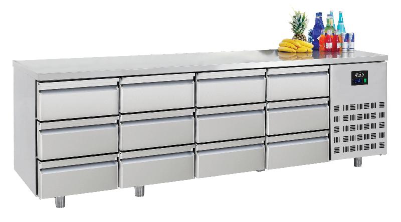 Table réfrigérée 12 tiroirs profondeur 700 mm positive energy line - 7489.5585_0