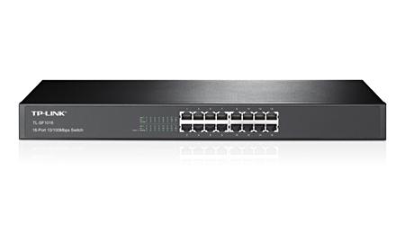 TP-Link TL-SF1016 Non-géré Fast Ethernet (10/100) 1U Noir_0