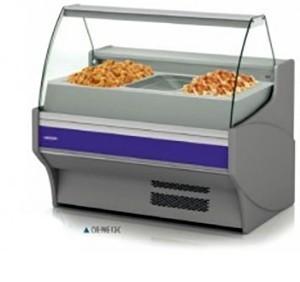 Vitrine bain-marie professionnelle - Bacs GN 1/1 à eau ou chaleur sèche - Température +50°/+70°C_0