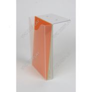 VPB0461 - Porte-brochure A6 vertical - VPC Display - 15 cm x 10,5 cm - Polypropylène transparent_0
