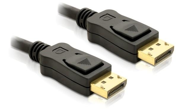 DeLOCK Cable DisplayPort 1m - Connecteurs mâle/mâle - Réf : 82423 - Noir_0