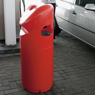 Auto-Mate - Poubelle publique avec distributeur de serviettes et de gants - Glasdon - 85 litres_0