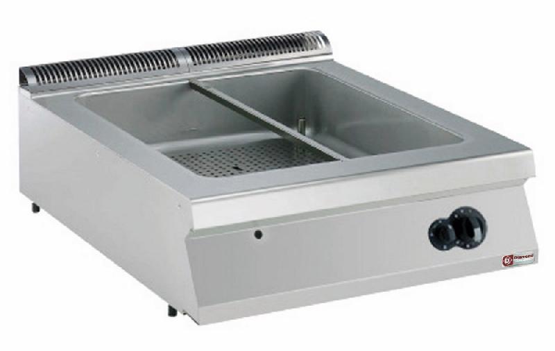 Bain-marie gaz 8 gn 1/3 hauteur 150 mm a poser - G22/BM8T-N_0