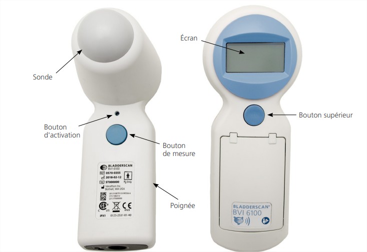 Bladderscan bvi 6100 bladder scanner portable verathon medical
