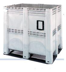 Caisse-palette rigide en plastique - cai105cp1311000 - dimensions 1250 mm de hauteur, 1240x1060x1085 mm intérieures_0
