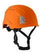 Casque de protection aéré orange. En 397& en 12492. Coque interne en ppe._0