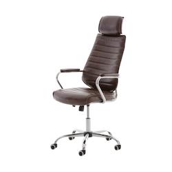 CLP Fauteuil de bureau  Rako similicuir Bordeaux - rouge polyester 19411206_0