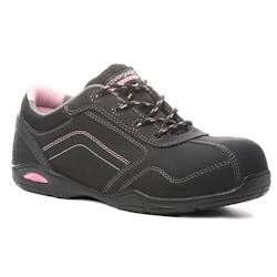 Coverguard - Chaussures de sécurité basses pour femmes noir rose RUBIS S3 Noir / Rose Taille 38 - 38 noir matière synthétique 5450564900028_0