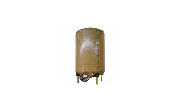 Cuve fibre de verre CMP/COPLAR - garde vin et stockage - 50L à 1500HL - isotherme, fonds plats, à enterrer ou sur pieds_0
