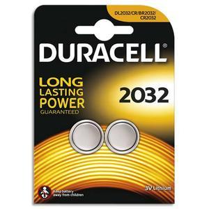 Duracell piles boutons lithium spéciales 2032 3v, lot de 2 (dl2032/cr2032)_0