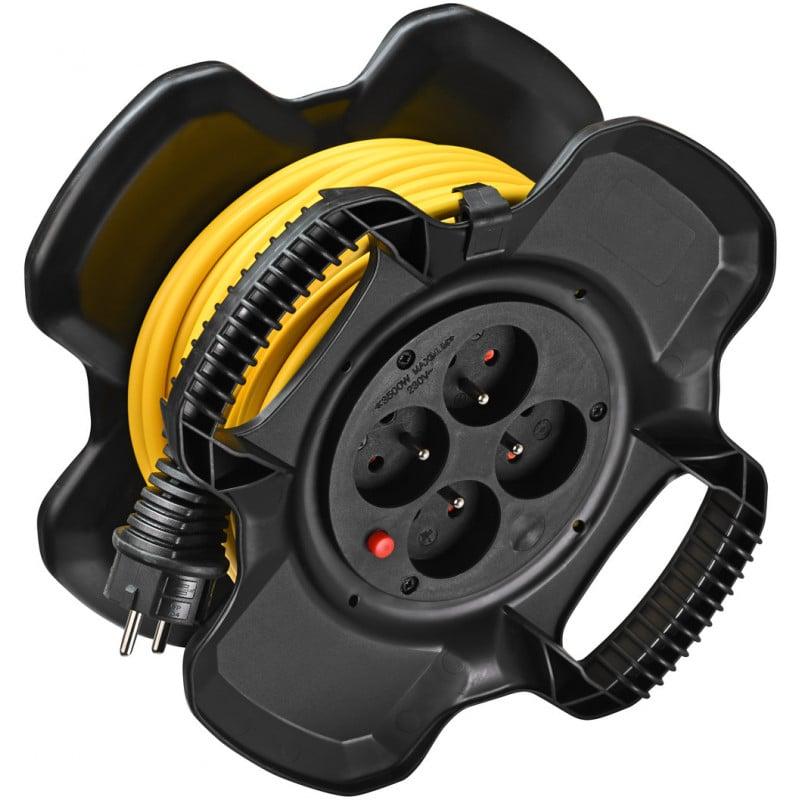 Enrouleur de câble X-GUM 20m H05VV-F 3G1,5 jaune - Brennenstuhl | 1169721200_0