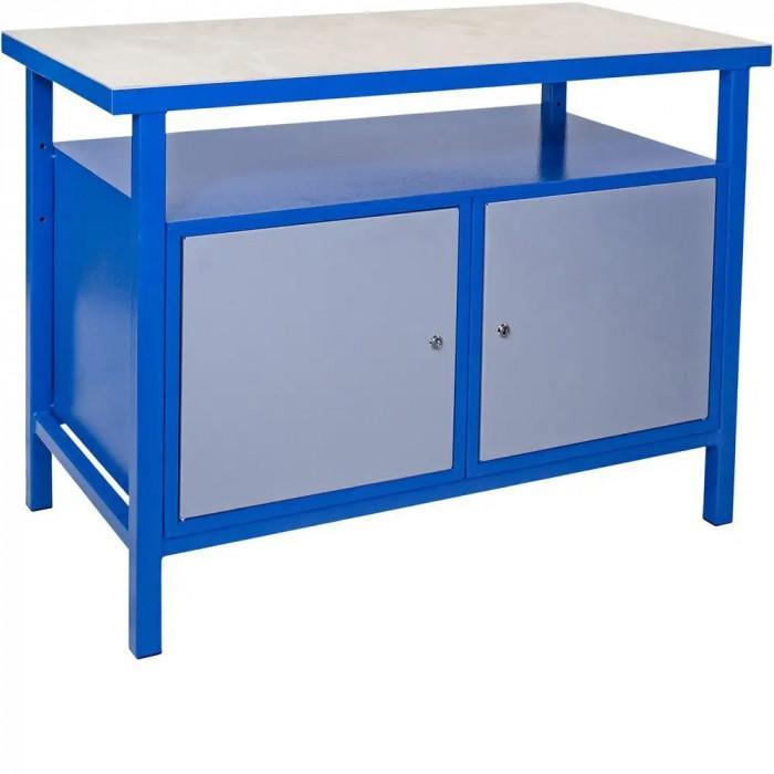 Établi p 1200 tt - 120 cm - 2 portes - 4 étagères_0