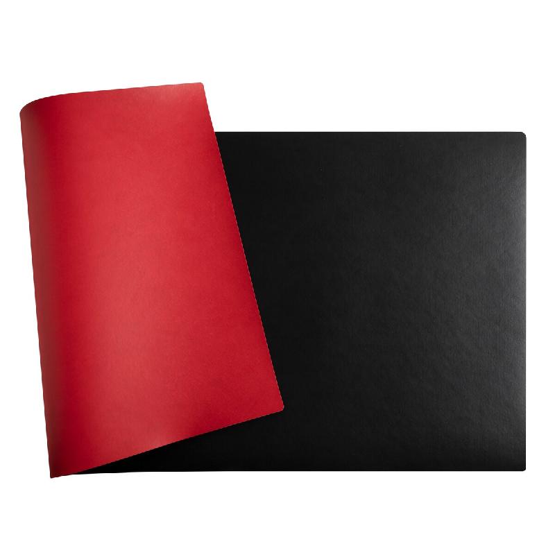 Exacompta - Réf. 29121E - 1 Sous main souple PU bicolore - 35x60cm - Noir/rouge - multicolore matière synthétique 29121E_0