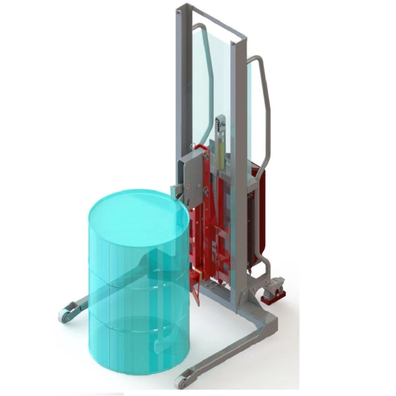 Gerbeur semi-électrique avec pince automatique 1 fût_0