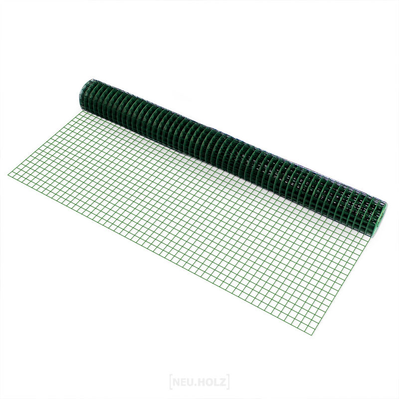 pro.tec 0,8m x 25m Set de clôture complète vert zingué grillage à mailles hexagonales clôture grillage 