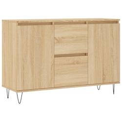HELLOSHOP26 - Buffet bahut commode armoire meuble de rangement organisateur cuisine salle de séjour salon sonoma 104 x 35 x 70 cm bois d'ingénierie_0