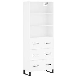 Helloshop26 - Buffet bahut commode armoire meuble de rangement organisateur cuisine salle de séjour salon haut 69,5 x 34 x 180 cm 02_0032545 - 300021_0