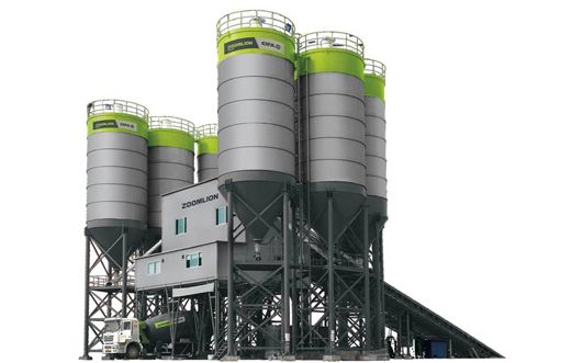 Centrale à béton avec 90 et 2×90 m³/h de capacité - Hzs90b & 2*hzs90b Zoomilion_0