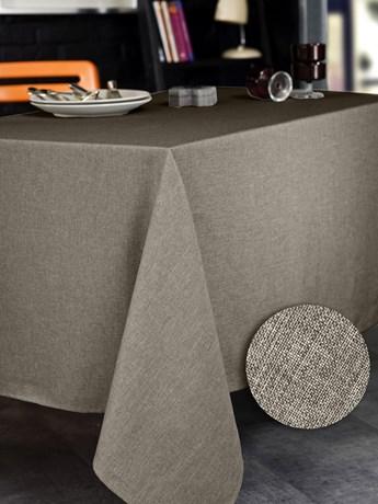 NAPPE RONDE TAUPE BROME 180 CM