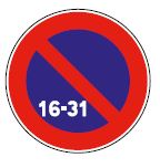 Panneau d'interdiction de stationner - B6a3 - Réglementation et application spécifique_0