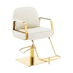Physa - Physa Wellness & Lifestyle Staunton Cream & Gold Chaise de Coiffeur avec Repose-Pieds Hauteur réglable 560 x 730 mm Charge 200 kg - 406285923_0