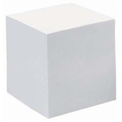 Quo Vadis - Bloc cube - Classic - Blanc - 9x9x7,5 cm - Papier Clairefontaine blanc - Fabrication française - bleu 236015Q_0