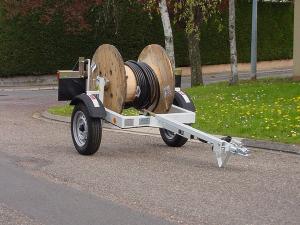 Remorque basculante manuelle PTAC 490 kg - charge utile 350 kg - Ø touret 750 à 1400 mm - ref. R24mp5000000_0