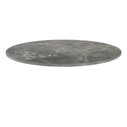 Restootab - Plateau Ø80 decor pierre metallisee - gris Bois manufacturé PL-R80M-P.METAL_0