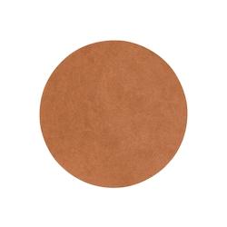 Stil Casa, set de 12 sous-plat unies, polyuréthane cousu, Ø 30 cm, finition Saffiano couleur désert. - STP30D-SA-DE_0