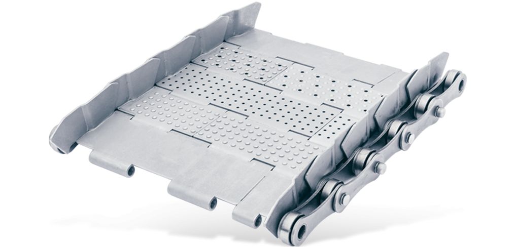 T63 - Bandes transporteuses métalliques - AL Industrie - tailles nominales de 100 à 3 000 mm - tapis au pas de 63 mm pour copeaux et tôles_1