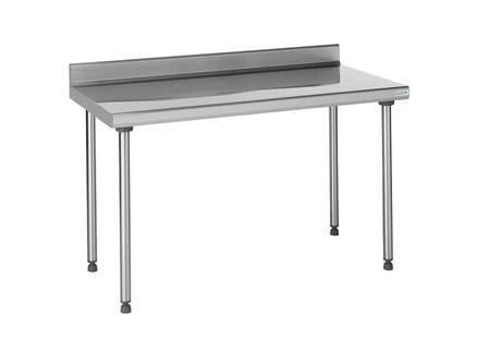 TABLE INOX ADOSSÉE LONGUEUR 1000 MM