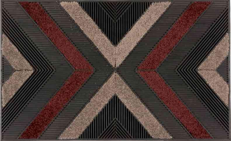 Tapis d'entrée abrité brossant - Spritz - 75x45 cm_0