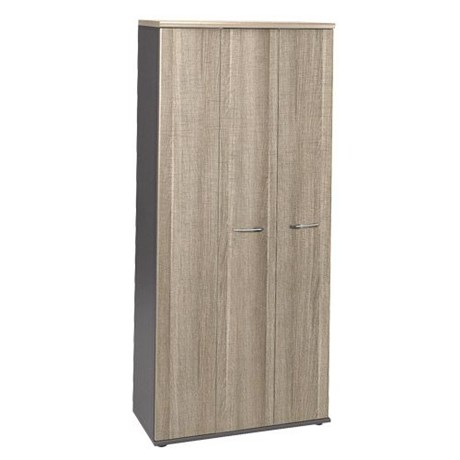 ARMOIRE HAUTE DE BUREAU JAZZ 3 PORTES CHÊNE